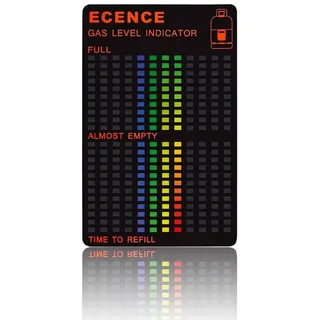 ECENCE 1x Gasstand Anzeiger Füllstandsanzeige-r Magnetisch Gasflaschen GLI Propan Gas