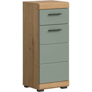WELLTIME Waschbeckenunterschrank SIENA 37 x 88 x 31 cm Grün