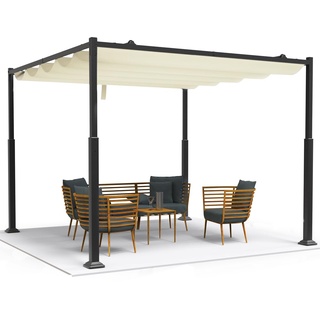 VOUNOT Pergola Gartenpavillon 3 x 3 m 