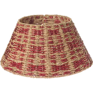 Beliani Weihnachtsbaumkragen 25 cm Naturfarben