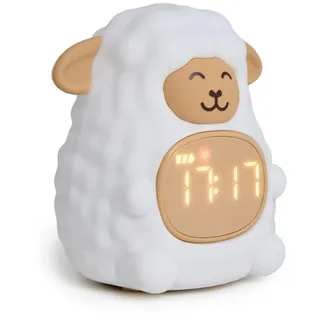 Miniland Time to Sleep - Nachtlicht für Babys mit Schlaftrainer | RGB Nachtlicht, Wecker mit Sonnenaufgang und Beruhigenden Klängen | Schlafroutinen für Kinder