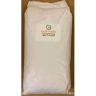 25 kg Chia Samen | Glutenfrei | Salvia Hispanica | Chia-Samen | Proteine | Superfoods | Omega 3 | Fitness | Sport |