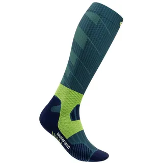 Bauerfeind Trail Run Compression Socken Damen 1 Paar Blau 39-42