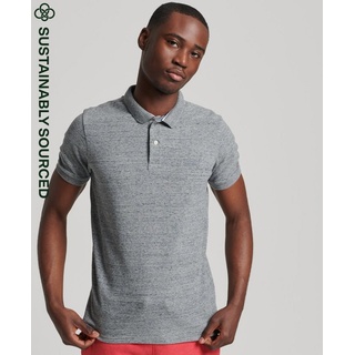 Superdry Poloshirt CLASSIC PIQUE POLO Rich Charcoal Marl