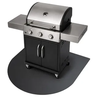 Tulup Grillmatte 100 x 100 cm Metall Schwarz