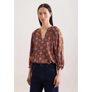 Seidensticker Klassische Bluse Druck Gelb 36