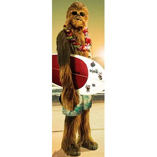 Close Up Star Wars Chewbacca - Surfin' Unisex Poster Multicolor Papier 53 x 158 cm Chewbacca, Fan-Merch, Filme