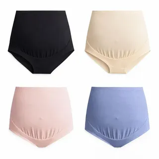 Mama Cotton Umstandsunterwäsche, Damenunterwäsche, Umstandspanties (L - 3XL, Multipack) - Mehrfarbig - Groß - L