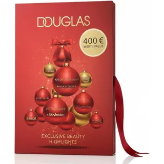 Douglas Adventskalender 2026 Beauty -EXKLUSIV- Sonderedition Frauen Kosmetik Advent Kalender (Weihnachten, Kalender, Advent, Mädchen, 24-tlg) - Rot