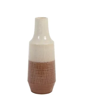 Light & Living Vase FRASCA in Keramik Altrosa, Creme