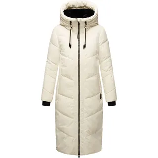 Marikoo Damen Winter Steppmantel Stepp Jacke Mantel Parka warm mit Kapuze Nadaree