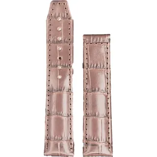 Maurice Lacroix Kroko-Prägung Leder Aikon Lederarmband 20mm ML800-000188 - braun