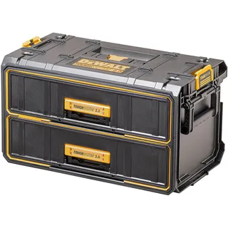 DeWalt Toughsystem 2.0 Schubladeneinheit 2 Schubladen gelb/schwarz 53,5 x 30,5 x 33,0 cm