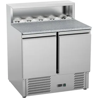 Stalgast Pizzatisch mit Edelstahl-Aufsatz 90 x 70 x 107,5 cm