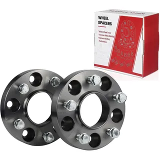 2 Stück 25mm Spurverbreiterung Distanzscheiben Set Ø72.5 5x120mm mit 10 Stück Radschrauben M12X1.5 für BMW E81 E82 E87 E36 E46 E90 E92 E60 E61