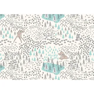 KOMAR Vliesfototapete Bambi Woodland 400 x 280 cm