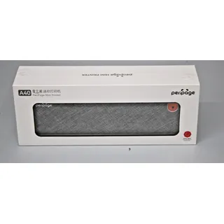 PeriPage A40 Mini Thermodrucker – tragbar, Bluetooth, USB-C, A4,Wiederaufladbar