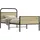 Bettgestell 100 200 Braun