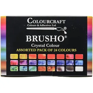 Brusho by Colourcraft, Kristallfarben, 24 Farben
