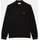 Langarm Poloshirt Schwarz M