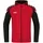 Kapuzenjacke rot/schwarz M