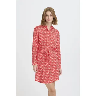ICHI Kleid IHVIMSE Blusenkleid Rot 42