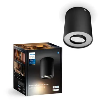 Philips Pillar (1er Spot) GU10 schwarz