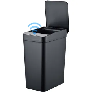 Relaxdays Mülleimer 9 l Schwarz
