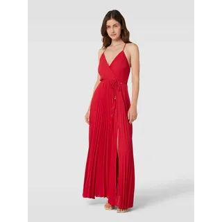 Abendkleid mit Plisseefalten Modell 'ABITO', Rot, 36