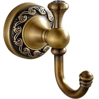 Vintage Wandhaken Aus Massivem Messing – Dekorativer Handtuch- Und Kleiderständer Für Badezimmer Oder Eingangsbereich