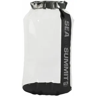 Sea to Summit Stopper Clear Dry Bag Packsack, Black, 13l