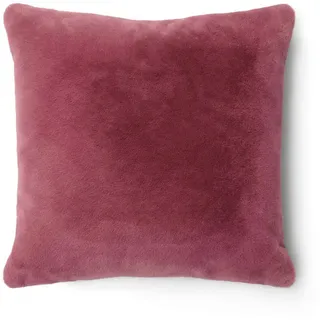 Essenza Fellkissen, Pink, Textil, Fell, Uni, Füllung: Polyester, 50x50 cm, Oeko-Tex® Standard 100, Wohntextilien, Kissen, Fellkissen