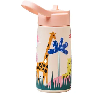 Chic.Mic bioloco plant tiny traveller bottle Trinkflasche für Kinder 450 ml Rosa
