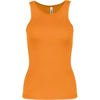 Kariban ProAct Damen Sport Shirt ärmellos Tank Top PA442 orange XS
