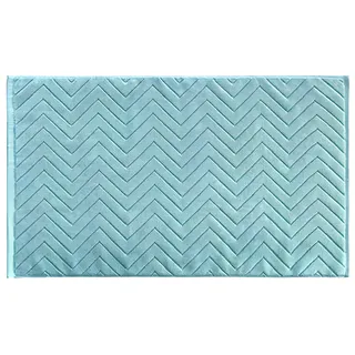 Intirilife Badvorleger Blau 80 x 50 cm
