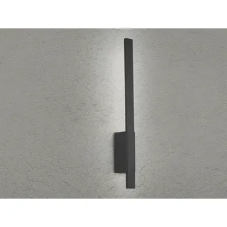 Trio Außenwandleuchte Aluminium 50,0 cm inkl. Bewegungsmelder schwarz