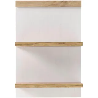 Ablageregal OTTO HOME "WESTMINSTER, Wandregal im Landhausstil", weiß (pinie weiß dekor), B:40cm H:59cm T:20cm, Holzwerkstoff, Regale, in 2 Farben verfügbar, mit zwei Ablageböden