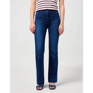 Wrangler 112351028 Flare Jeans - Dark Wash - 30 - 34