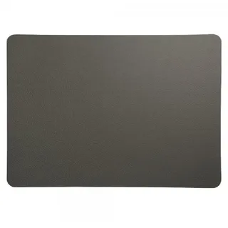 Asa Selection Tischset Leather Optic Rough 46x33cm Kunststoff Grau Graphit