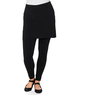 sheego Leggings Raffinierte Hosen Schwarz 54