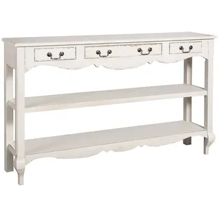Schubladenkommode, Landhaus,Shabby,Nostalgie,Holz,massiv,155cm,weiß-creme,