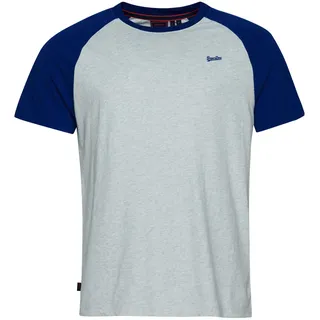 Superdry Herren Essential Baseball-T-Shirt aus Bio-Baumwolle mit Logo - XXL