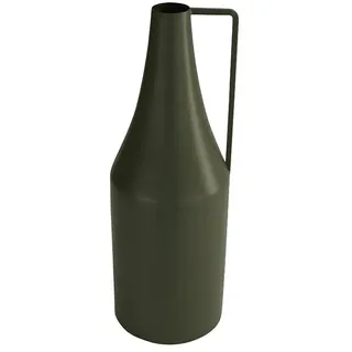 Vase  (Ø x H: 10 x 29 cm, Metall, Grün)