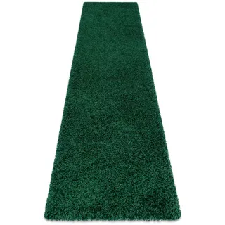 RugsX Soffi Teppichläufer 80 x 300 cm Flaschengrün