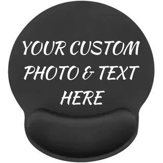 Personalisierte Foto Gaming Mauspad mit Handgelenkstütze benutzerdefinierte Anime Mauspads mit Handgelenkstütze Gel Mauspad rutschfeste Gummibasis Anpassbar ergonomisches Mousepad