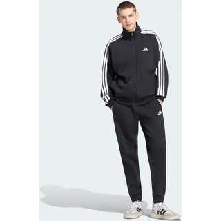 adidas 3-Streifen Fleece Trainingsanzug Black/White M