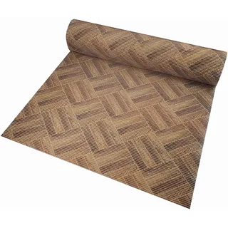 Aqua Mat Bodenbelag Badvorleger Duschmatte 130 x 100 cm Holz abwaschbar Bodenmatte Badematte