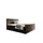 Braun Textil 120x200 cm Schlafzimmer Betten Boxspringbetten