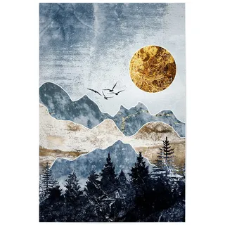 artboxONE Poster 60x40 cm Natur Forest & Mountains (matart) - Bild Mountain abstrakt Berge