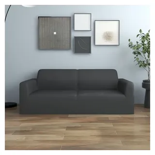 furnicato Sofahusse Dehnbare für 2-Sitzer 145-185 cm Anthrazit schwarz 185 cm